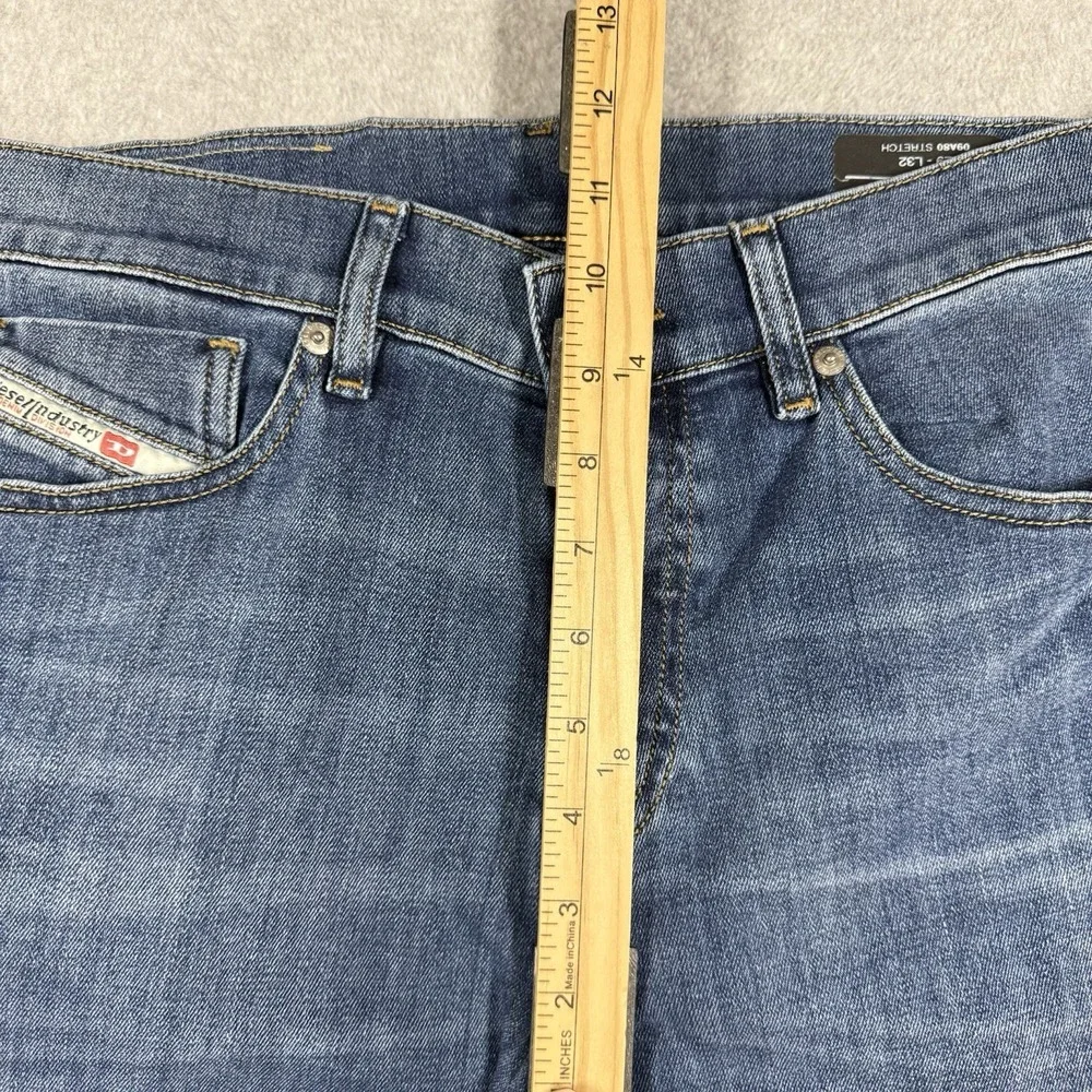Diesel D-Fining Jeans‎ Men 29x30 Blue Regular Tapered Stretch Medium Wash 09A80
